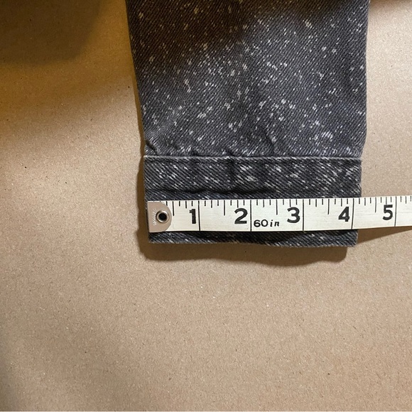 MTv Upstyled LEVIs Denim Jacket with Embroidery Accented Patch - One of A Kind - Picture 14 of 17